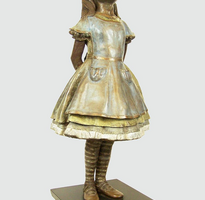 Alice in Wonderland Bronze Garden Sculpture